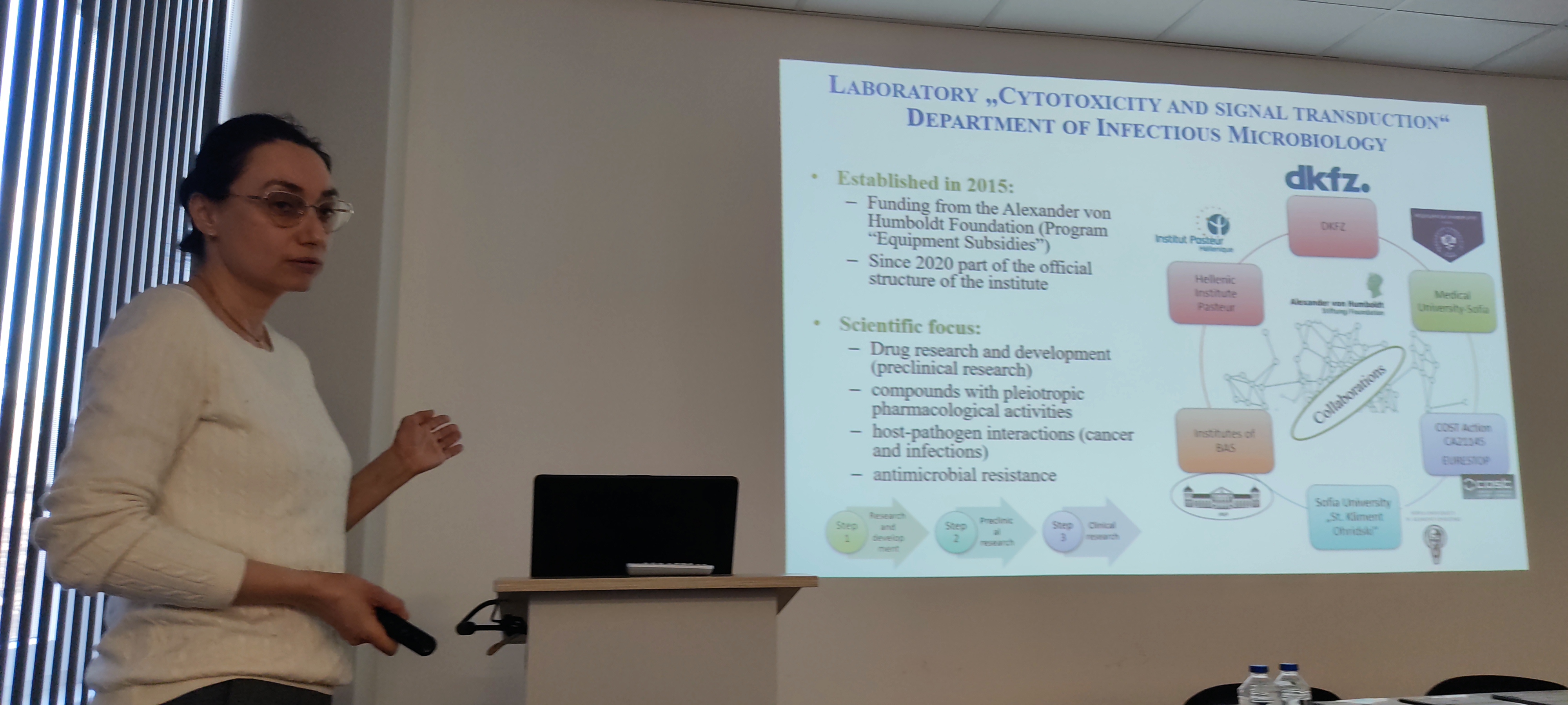 76th ANNIVERSARY OF THE STEPHAN ANGELOFF INSTITUTE OF MICROBIOLOGY - BAS,  MEMBER OF THE PASTEUR INTERNATIONAL NETWORK