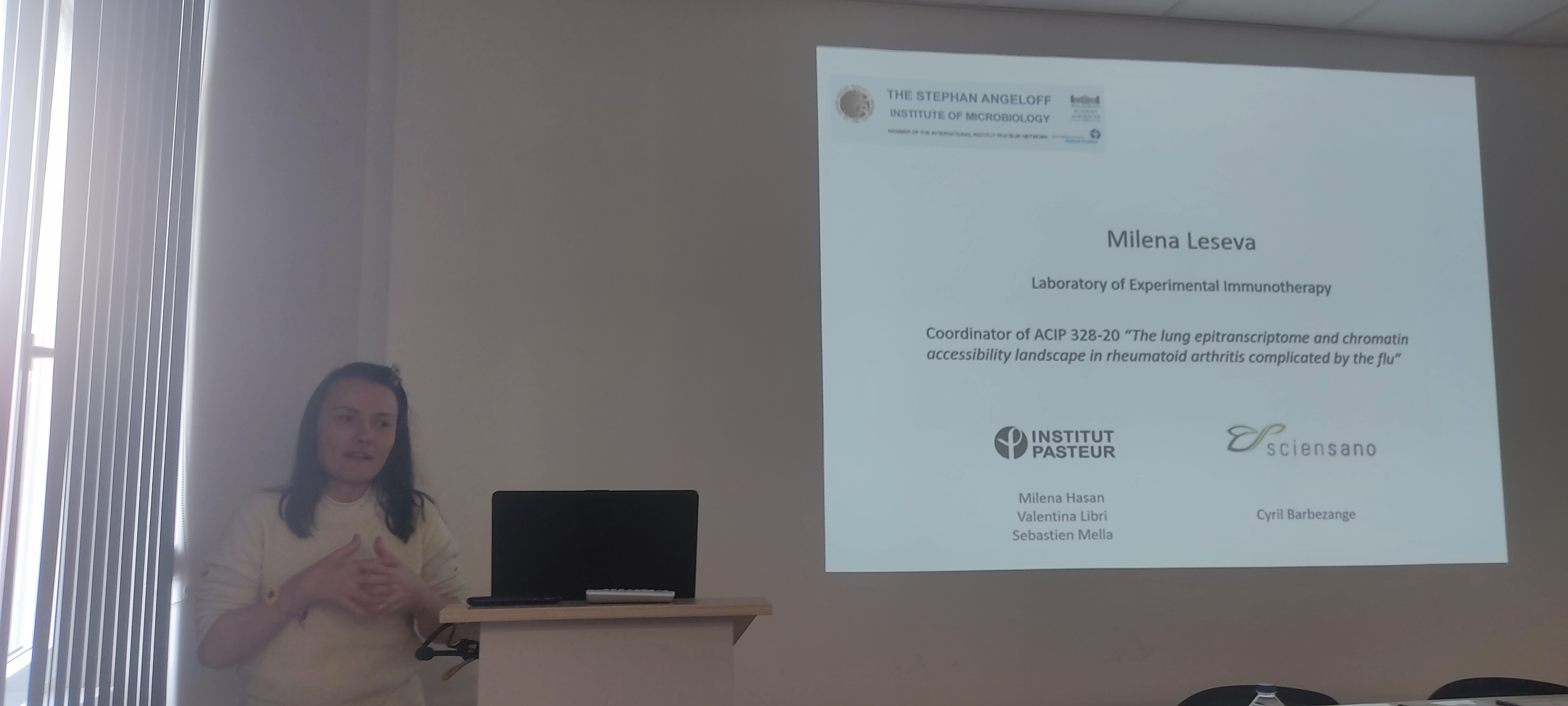 76th ANNIVERSARY OF THE STEPHAN ANGELOFF INSTITUTE OF MICROBIOLOGY - BAS,  MEMBER OF THE PASTEUR INTERNATIONAL NETWORK